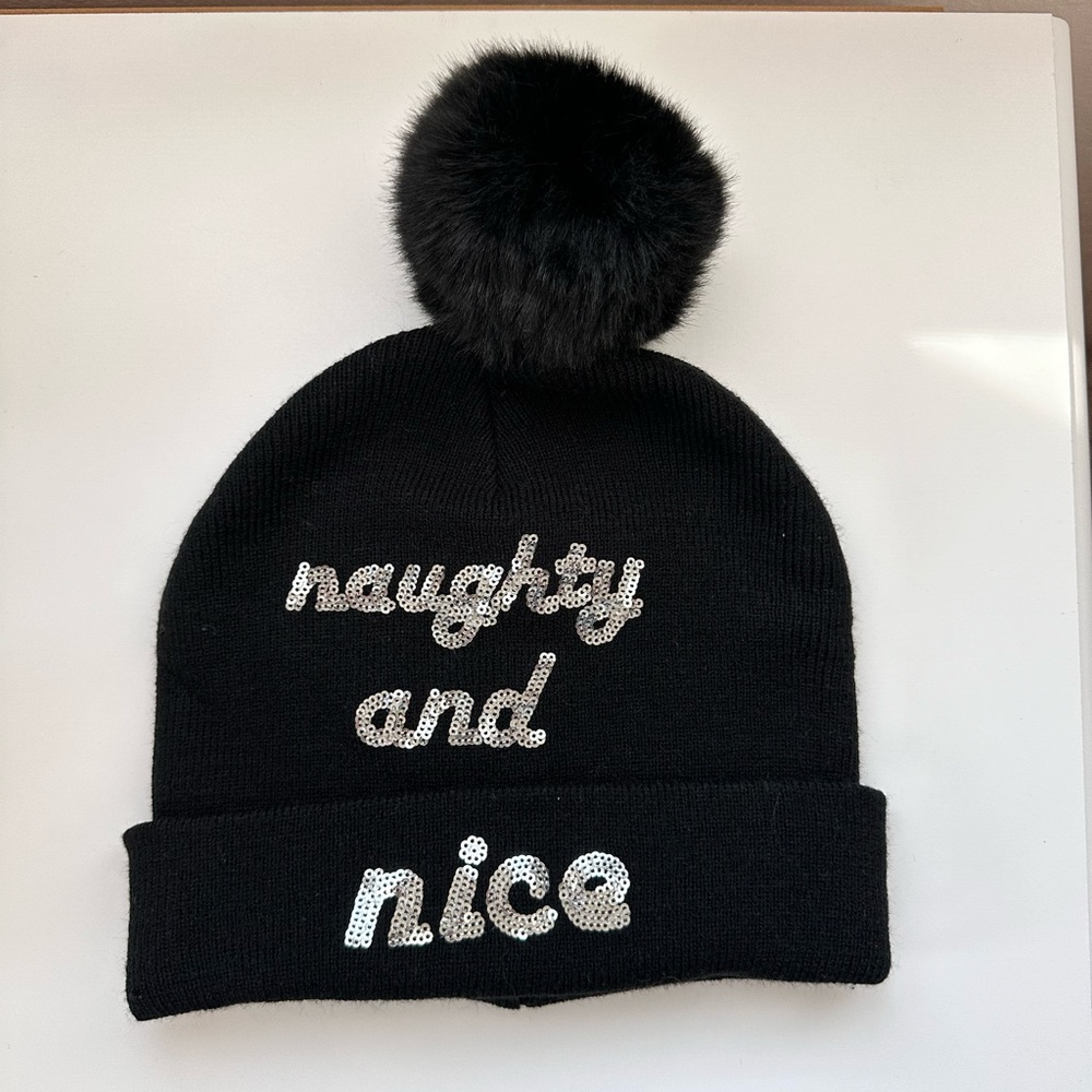 New York & Company Black Beanie